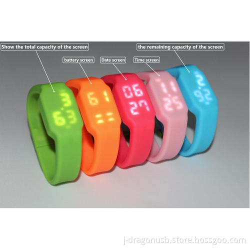 LED Wrist Watch USB Flash Disk Pen Drive Ju168